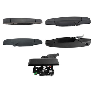 TRQ® DHA23256 - Front and Rear Exterior Door and Tailgate Handle Set
