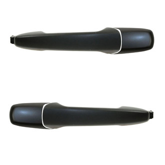 TRQ® - Rear Driver and Passenger Side Exterior Door Handle Set
