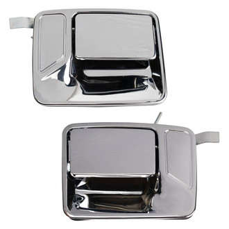 TRQ® - Rear Driver and Passenger Side Exterior Door Handle Set