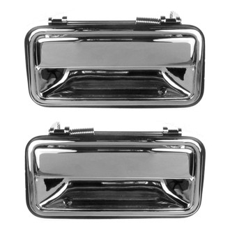 TRQ® - Rear Driver and Passenger Side Exterior Door Handle Set