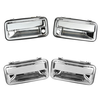 TRQ® - Front and Rear Driver and Passenger Side Exterior Door Handle Set