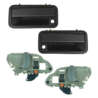 TRQ® - Interior and Exterior Door Handle Set