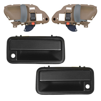 TRQ® - Front Driver and Passenger Side Exterior Door Handle Set