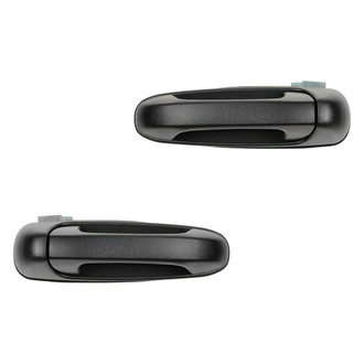 TRQ® - Rear Driver and Passenger Side Exterior Door Handle Set