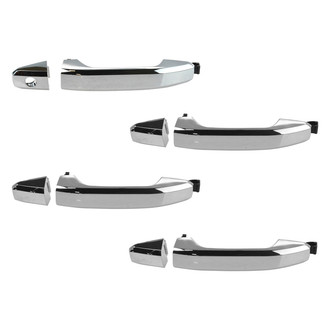 TRQ® - Front and Rear Driver and Passenger Side Exterior Door Handle Set
