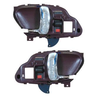 TRQ® - Front or Rear Driver and Passenger Side Interior Door Handle Set