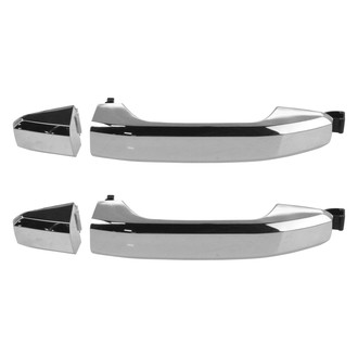 TRQ® - Rear Driver and Passenger Side Exterior Door Handle Set
