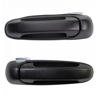 TRQ® - Rear Driver and Passenger Side Exterior Door Handle Set