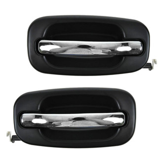 TRQ® - Rear Driver and Passenger Side Exterior Door Handle Set