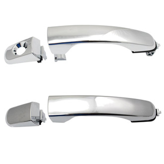 TRQ® - Front and Rear Exterior Door Handle Set