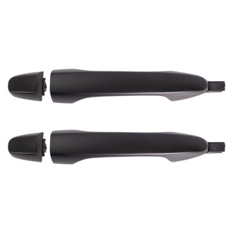 TRQ® - Rear Driver and Passenger Side Exterior Door Handle Set
