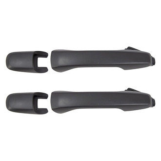 TRQ® - Rear Driver and Passenger Side Exterior Door Handle Set