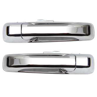 TRQ® - Rear Driver and Passenger Side Exterior Door Handle Set