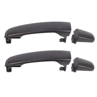 TRQ® - Rear Driver and Passenger Side Exterior Door Handle Set