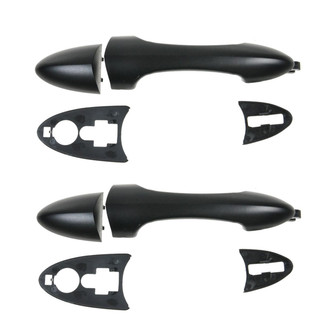 TRQ® - Rear Driver and Passenger Side Exterior Door Handle Set