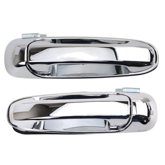 TRQ® - Rear Driver and Passenger Side Exterior Door Handle Set