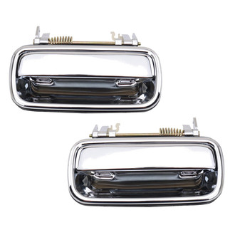 TRQ® - Rear Driver and Passenger Side Exterior Door Handle Set