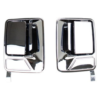 TRQ® - Rear Driver and Passenger Side Exterior Door Handle Set