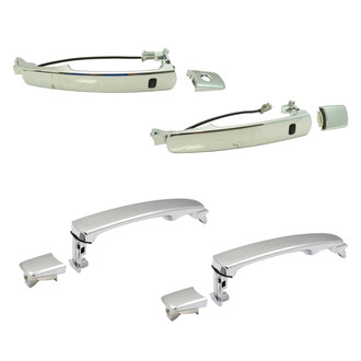 TRQ® - Front and Rear Exterior Door Handle Set