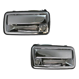 TRQ® - Front Driver and Passenger Side Exterior Door Handle Set