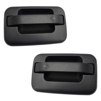 TRQ® - Rear Driver and Passenger Side Exterior Door Handle Set