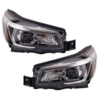 TRQ® - Driver and Passenger Side Replacement Headlights