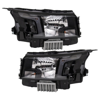 TRQ® - Driver and Passenger Side Replacement Headlights