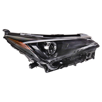 TRQ® - Passenger Side Replacement Headlight