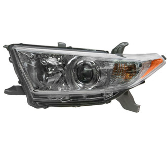 TRQ® - Driver Side Replacement Headlight