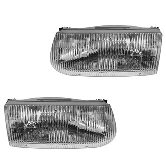 TRQ® - Driver and Passenger Side Replacement Headlights