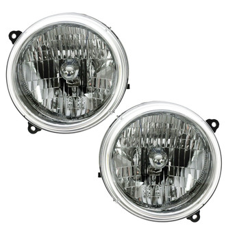 TRQ® - Driver and Passenger Side Replacement Headlights