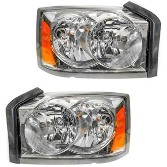 TRQ® - Driver and Passenger Side Replacement Headlights