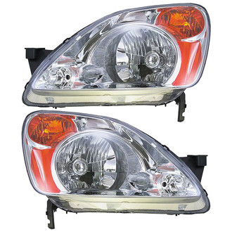 TRQ® - Driver and Passenger Side Replacement Headlights