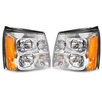TRQ® - Driver and Passenger Side Replacement Headlights