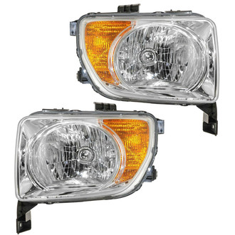 TRQ® - Driver and Passenger Side Replacement Headlights