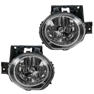 TRQ® - Driver and Passenger Side Replacement Headlights