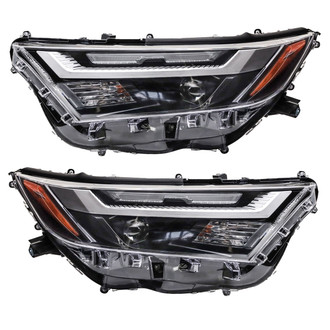 TRQ® - Driver and Passenger Side Replacement Headlights