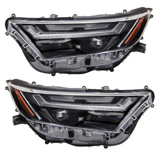 TRQ® - Driver and Passenger Side Replacement Headlights
