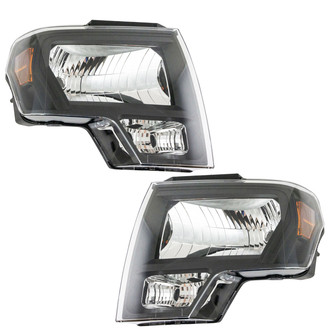 TRQ® - Driver and Passenger Side Replacement Headlights