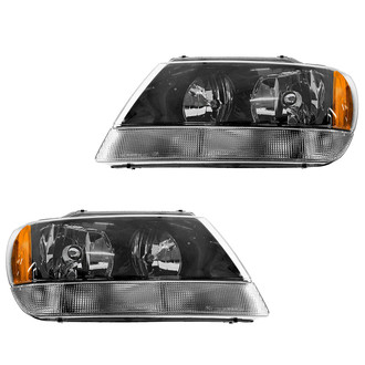 TRQ® - Driver and Passenger Side Replacement Headlight