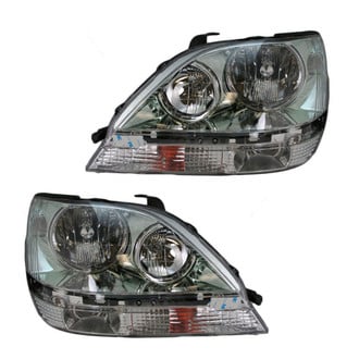 TRQ® - Driver and Passenger Side Replacement Headlights