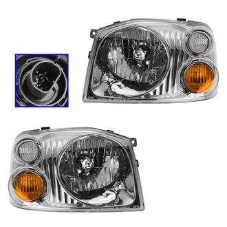 TRQ® - Driver and Passenger Side Replacement Headlights