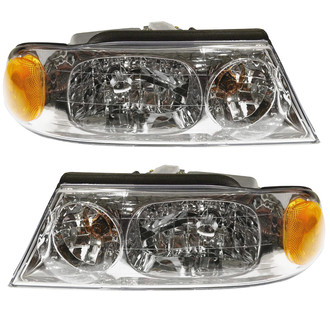 TRQ® - Driver and Passenger Side Replacement Headlights