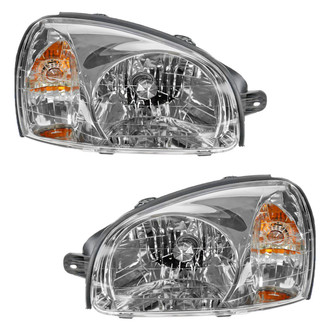 TRQ® - Driver and Passenger Side Replacement Headlights