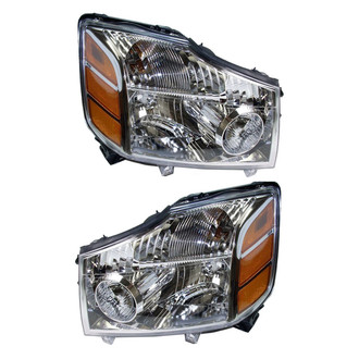 TRQ® - Driver and Passenger Side Replacement Headlights