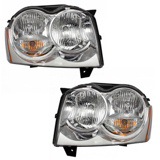TRQ® - Driver and Passenger Side Replacement Headlights