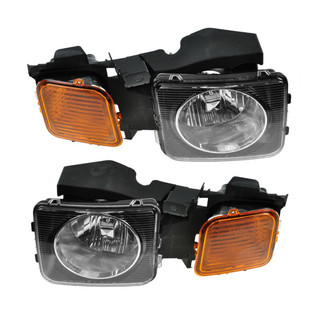 TRQ® - Driver and Passenger Side Replacement Headlights