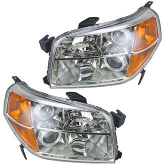 TRQ® HLA79743 - Driver and Passenger Side Replacement Headlights