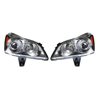 TRQ® - Driver and Passenger Side Replacement Headlights