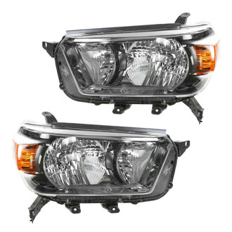 TRQ® - Driver and Passenger Side Replacement Headlights